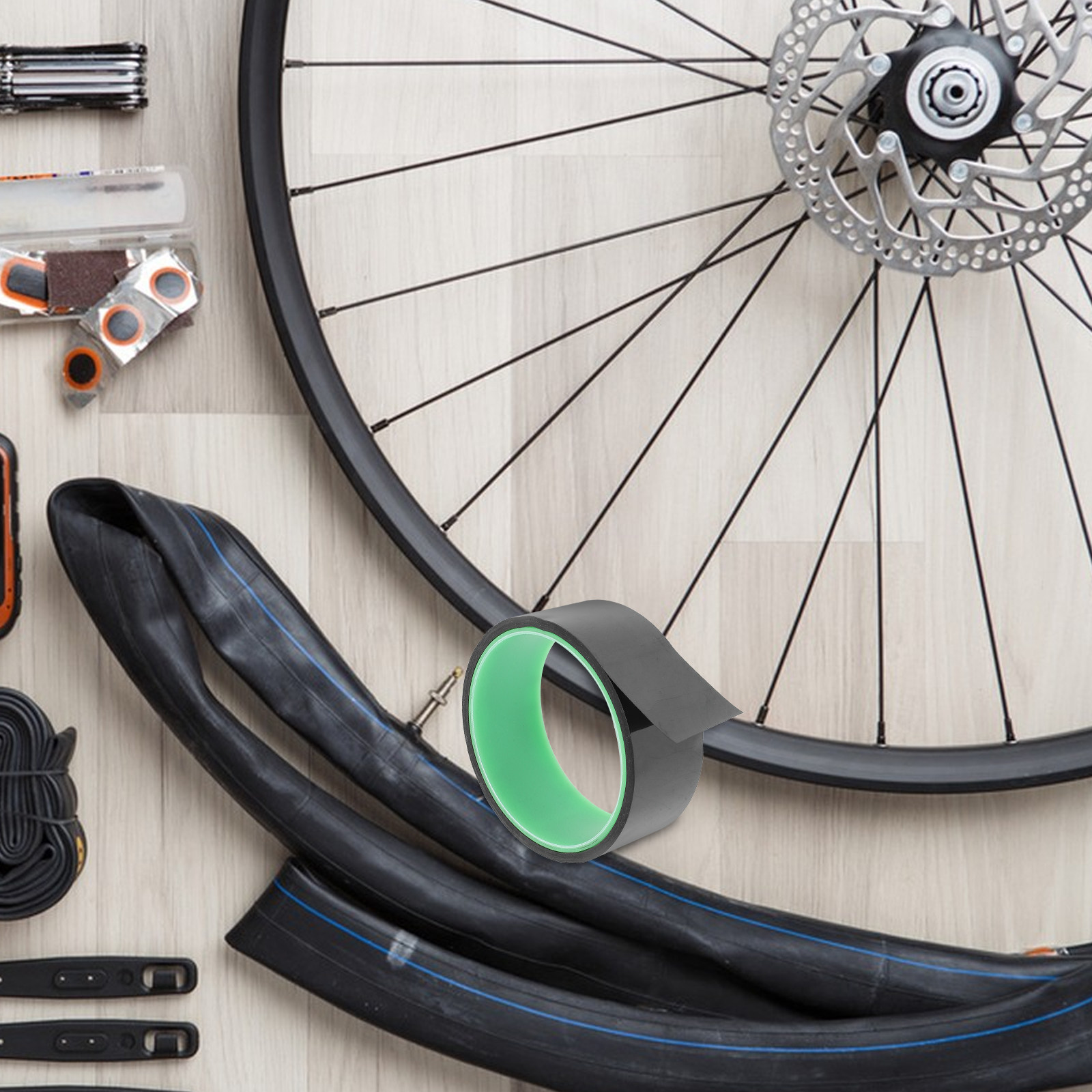 Bike Tube Repair Kit - Bicycle Rim Tape 10M Pet 35Mm