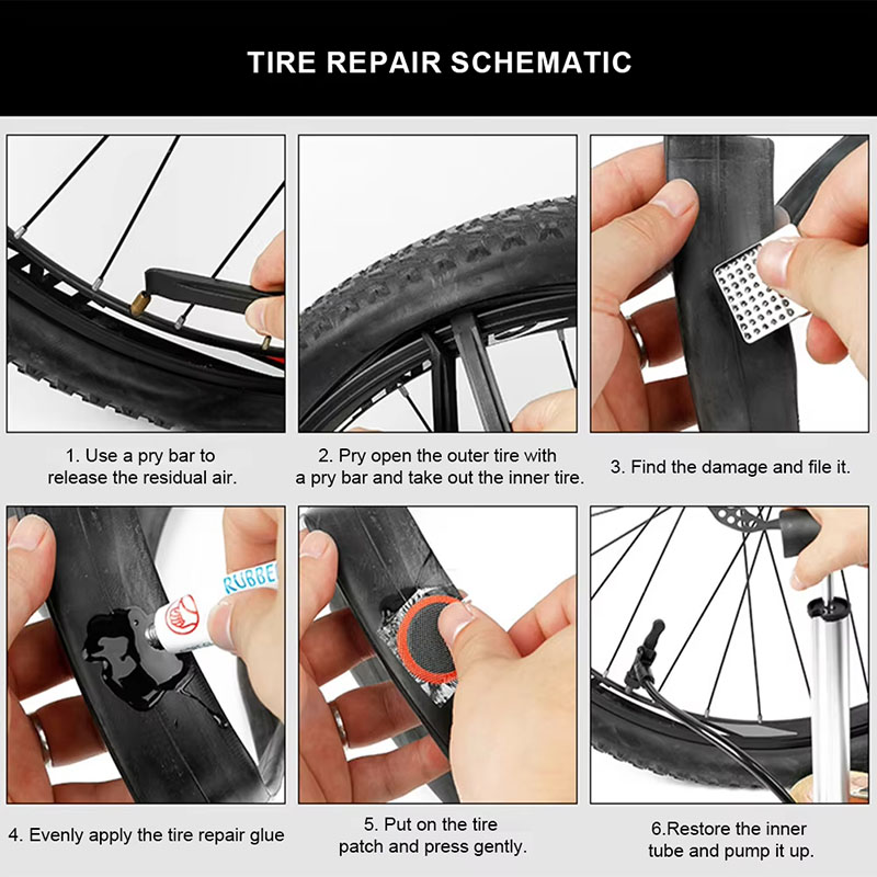 39pcs Bike Tire Repair Kit - B - Bike Tube Repair Kit recension och pris
