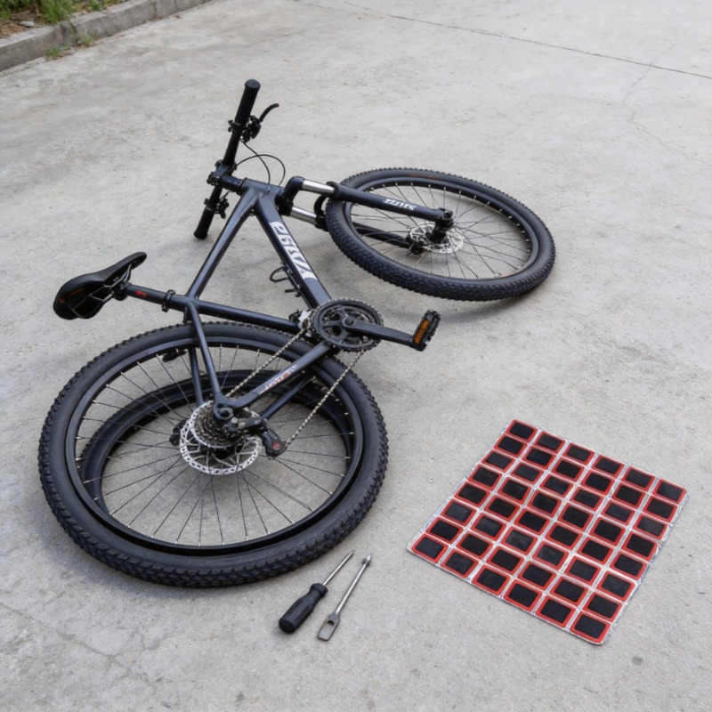 25mm Bike Rubber Puncture Patc - Bike Tube Repair Kit recension och pris