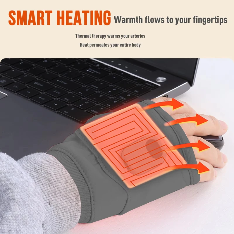 USB Powered Heating Gloves wit - Cycling Gear Temperature recension och pris