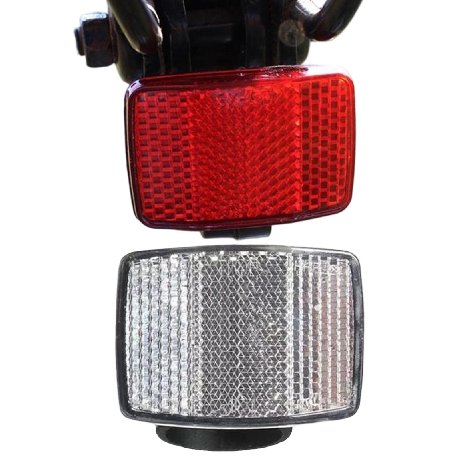 2 Pcs Bike Front Rear Reflecto - Cycling Gear For Commuting recension och pris