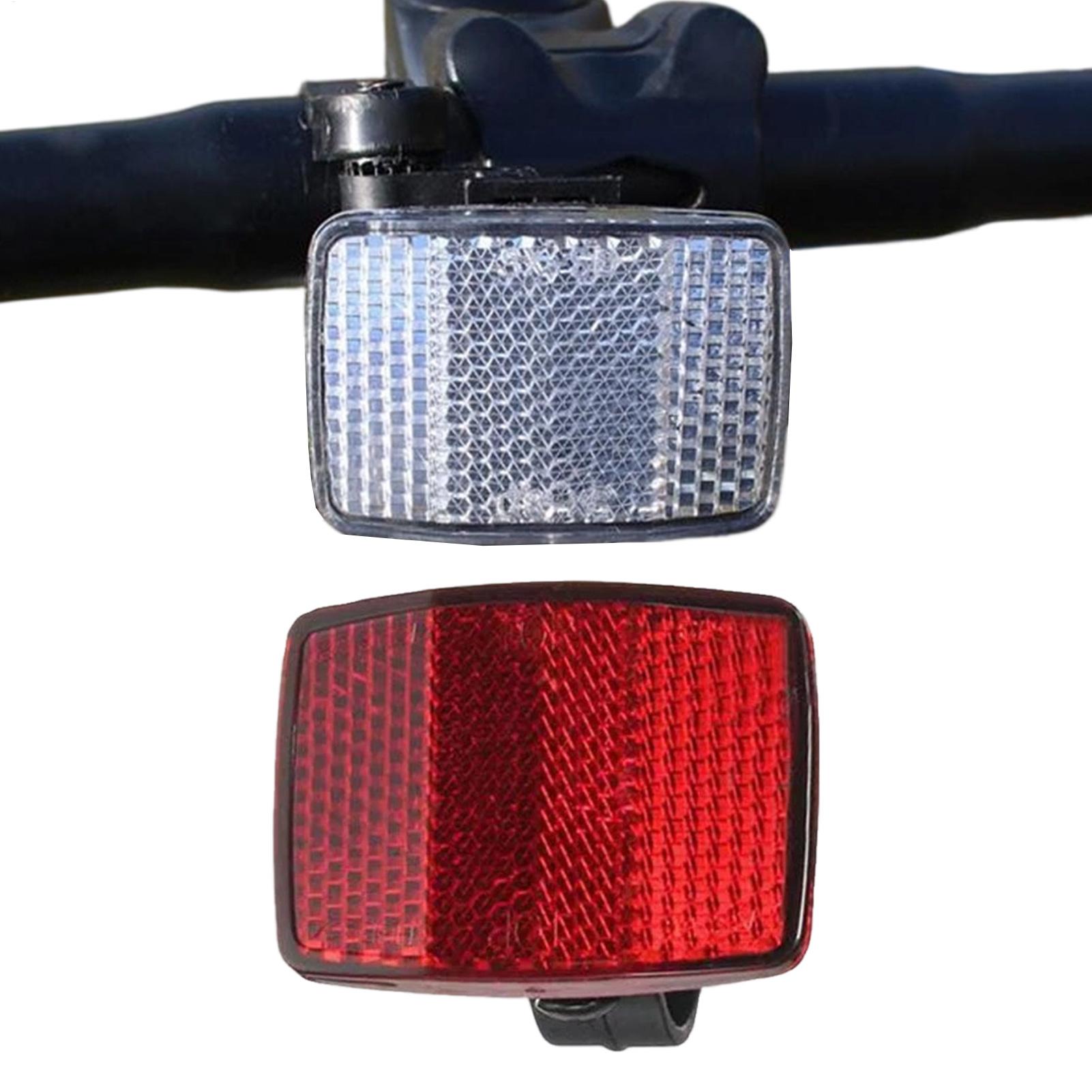 2 Pcs Bike Front Rear Reflecto - Cycling Gear For Commuting recension och pris
