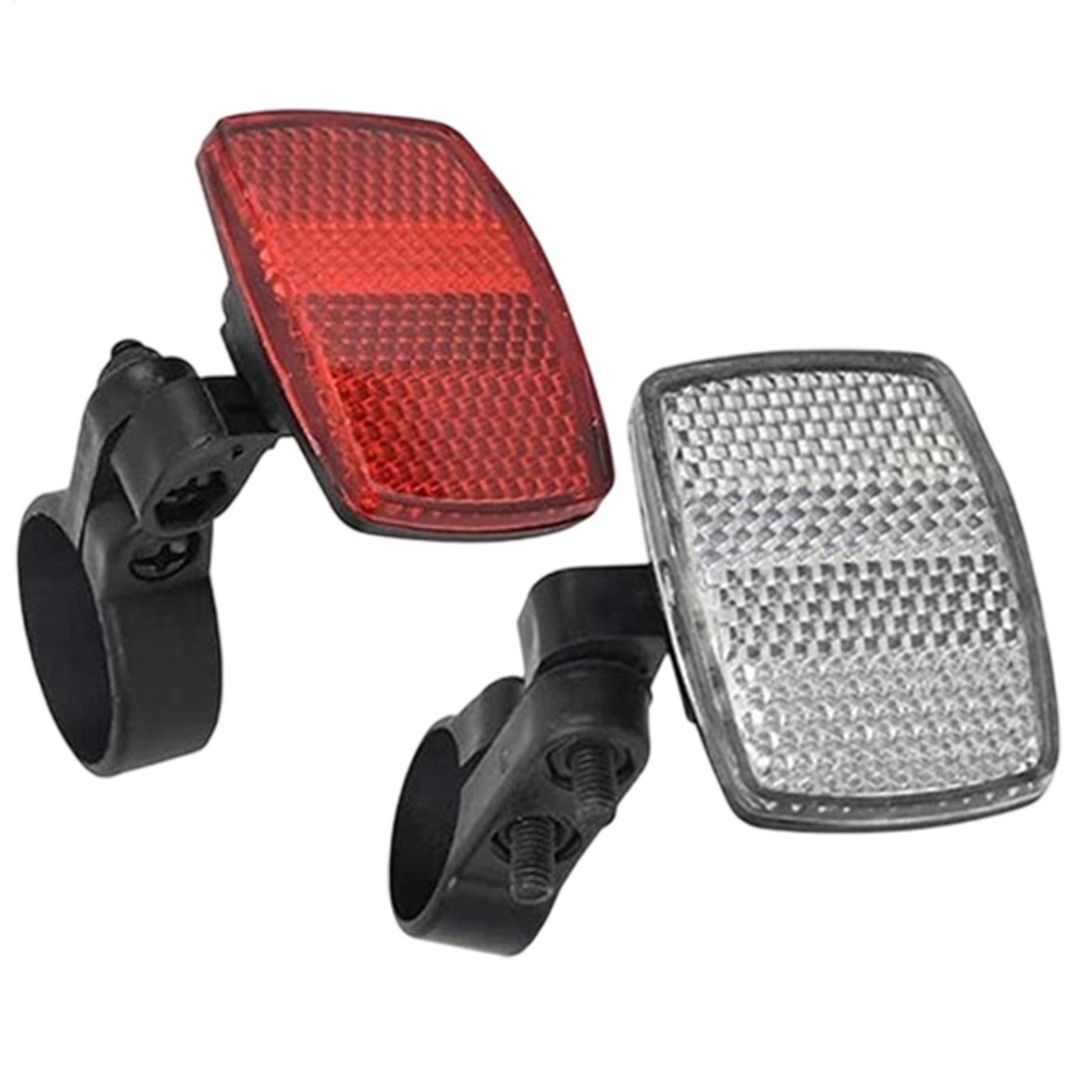 2 Pcs Bike Front Rear Reflecto - Cycling Gear For Commuting recension och pris