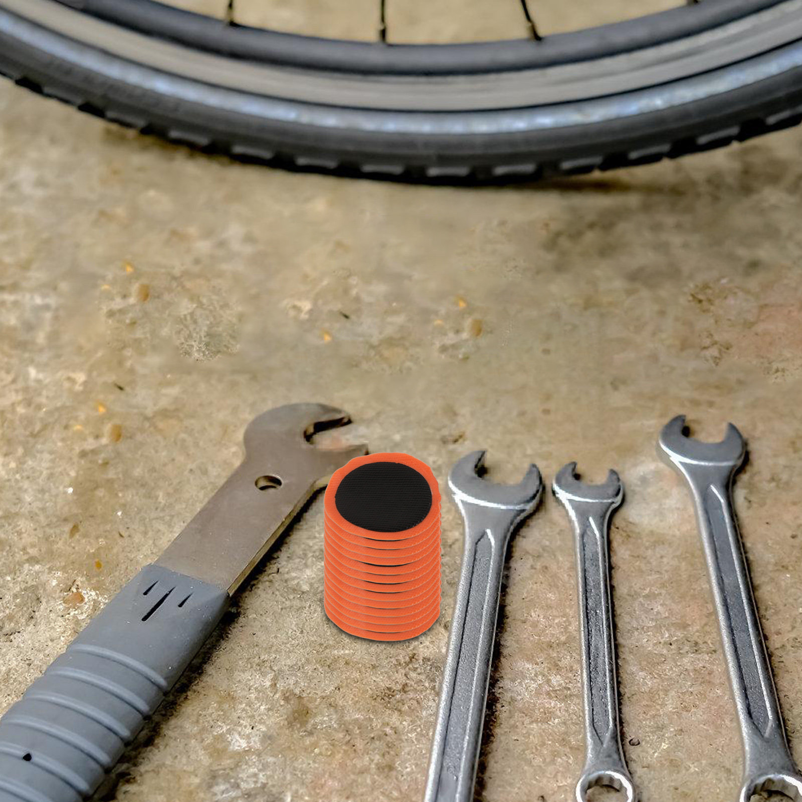 48Pcs Bike Tire Patch Kit Tube - Bike Tube Repair Kit recension och pris