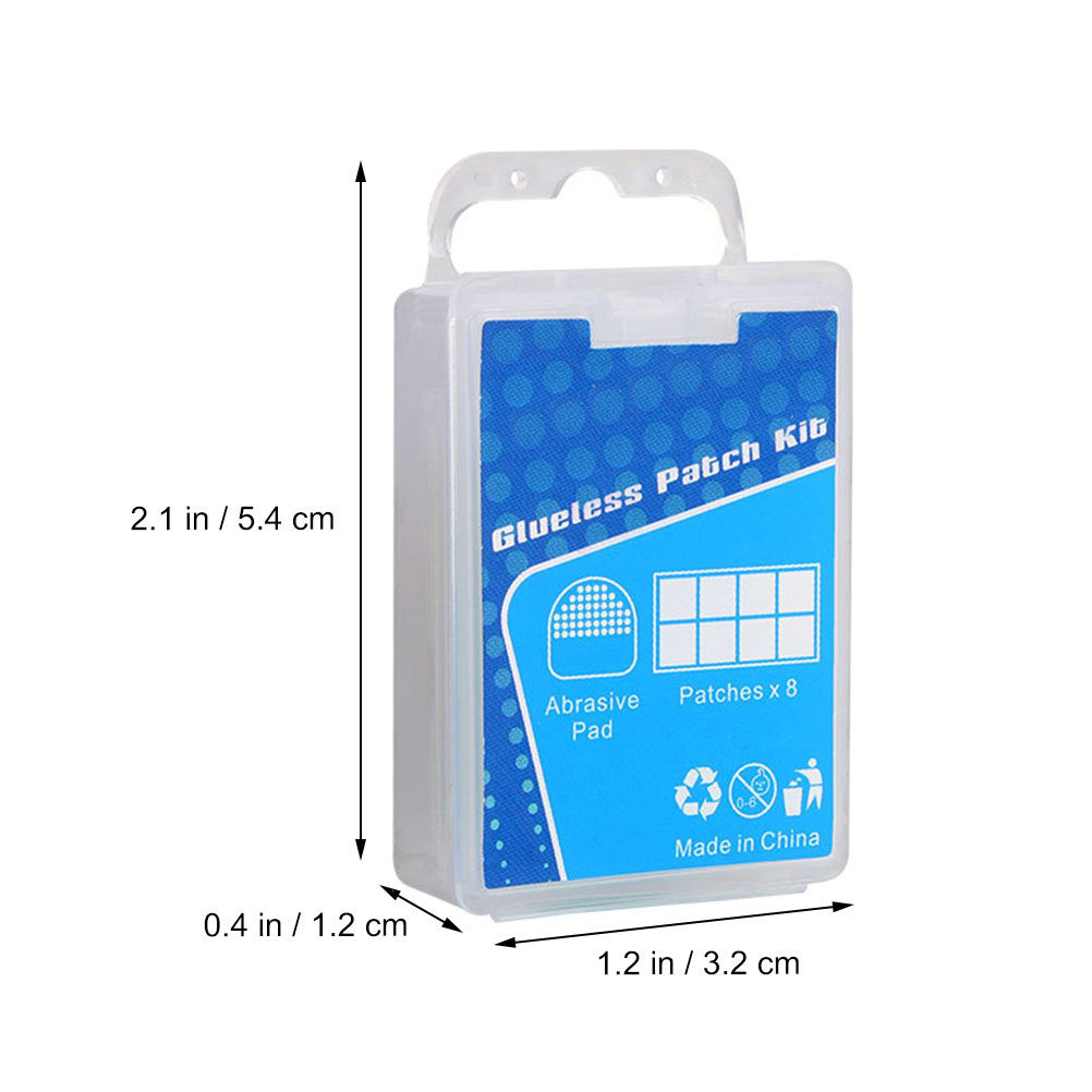 1Set Transparent Bike Tire Rep - Bike Tube Repair Kit recension och pris