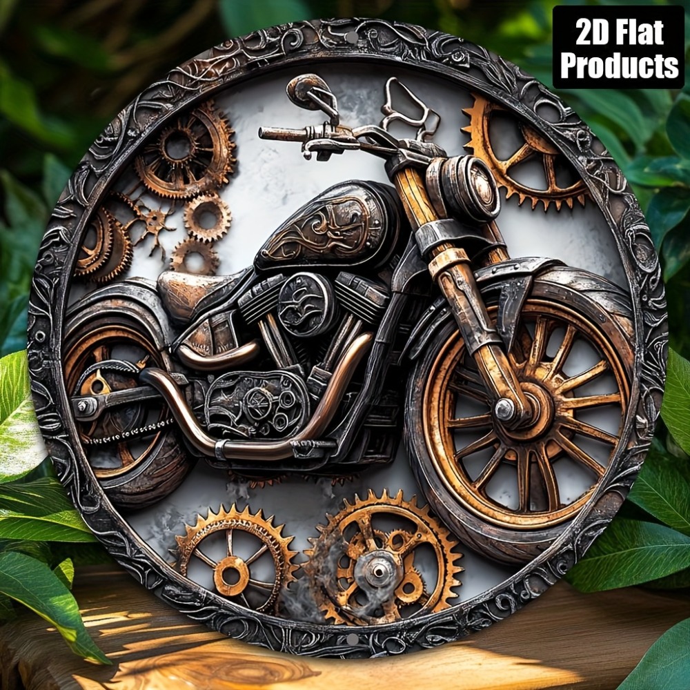 Motor cycle Vintage Metal Sign - Cycling Gear Gifts recension och pris