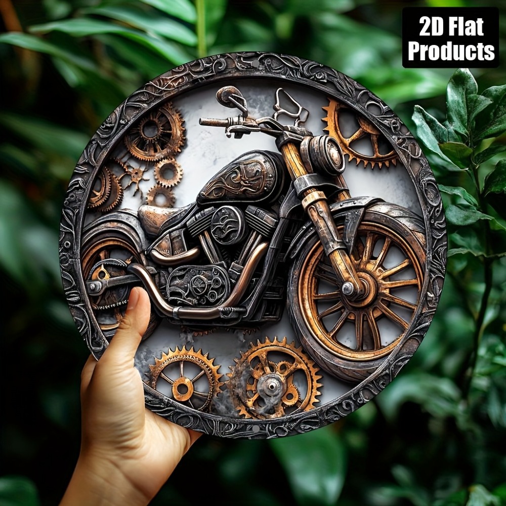Motor cycle Vintage Metal Sign - Cycling Gear Gifts recension och pris