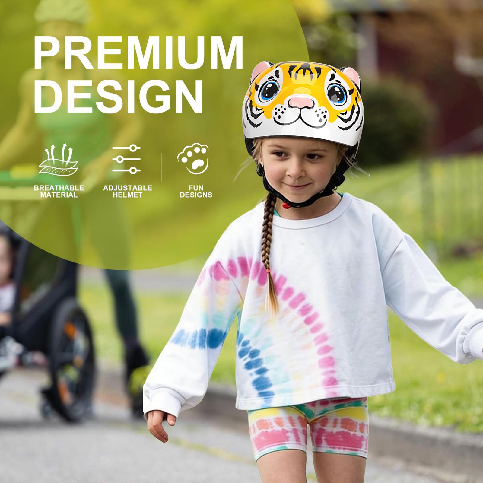 Kids Helmet Tiger Pattern Adju - Cycling Gear For Commuting recension och pris
