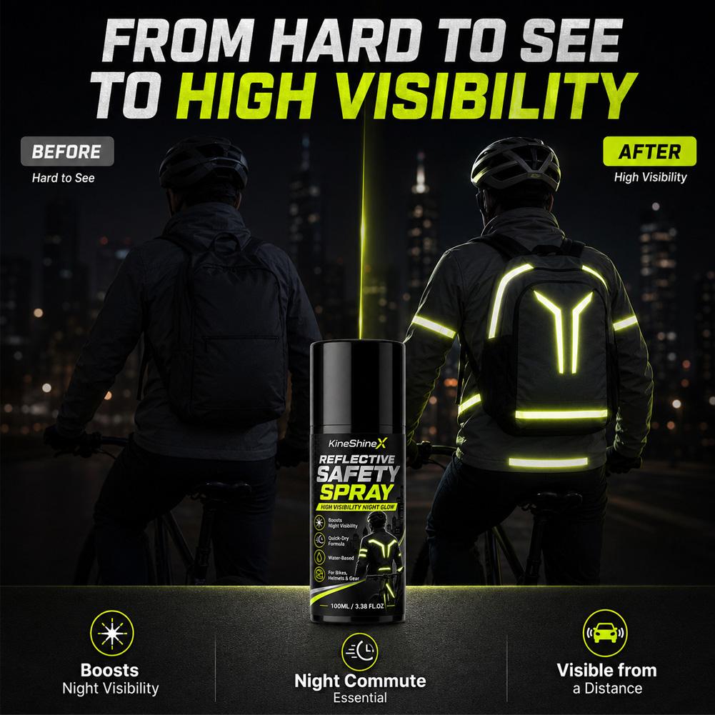 Night Reflective Safety Spray  - Cycling Gear For Commuting recension och pris